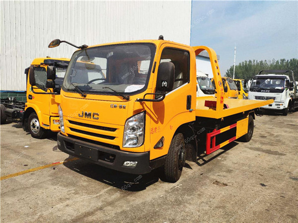 江鈴凱銳一拖二平板清障車