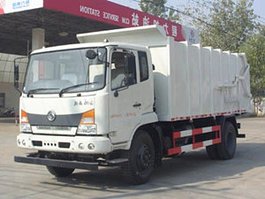 國(guó)五東風(fēng)嘉運(yùn)壓縮式對(duì)接垃圾車