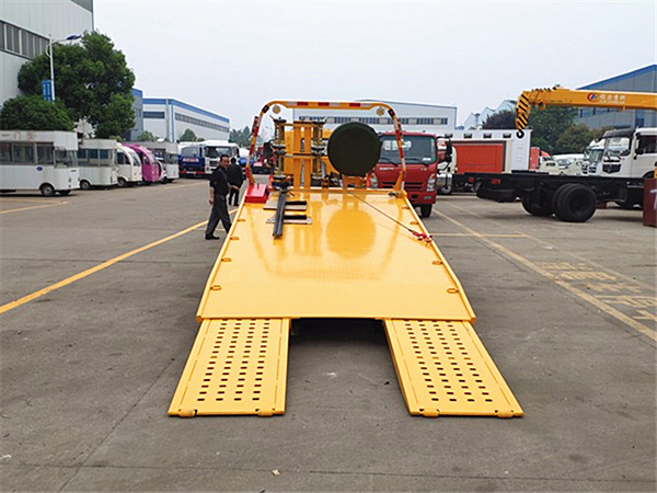 江淮V5一拖二藍牌清障車